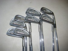 slightly used Tommy Armour 845S  iron set 8 irons 3-pw iron steel Stiff mens RH