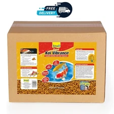 TetraPond Koi Vibrance 16.5 Pounds, Soft Sticks, Floating Pond Food