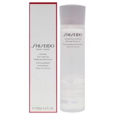 Instant Eye and Lip Makeup Remover by Shiseido for Unisex - 4.2 oz Makeup Remov