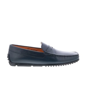 Zelli Italia Mens La Citta Blue Shoes (NWT) Franco Crocodile Tassel Loafer in Navy by Zelli Italia main image 3