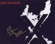 John Doe X Band Signed Autograph 8x10 Photo Punk Bassist Singer ACOA COA