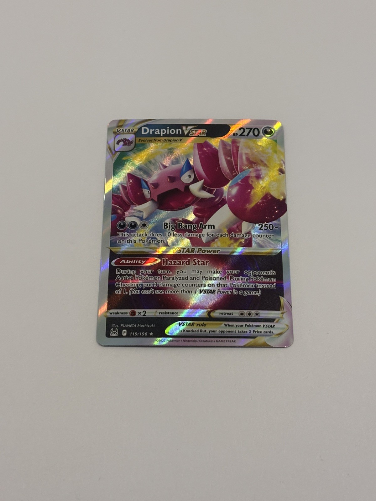 drapion vstar pokemon card value Drapion VSTAR - 119/100