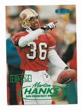 1998 Fleer Traditions Heritage Collection Merton Hanks #175 H Serial #72/125