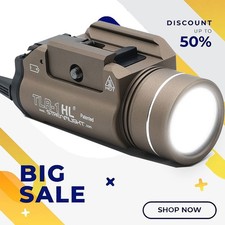 TLR-1 Tactical 1000 Lumen C4LED Strong Weapon Light Flashlight LED Light FDE