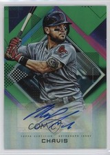 2020 Topps Fire Fire Auto Green 24/75 Michael Chavis #FA-MC Auto 4f5