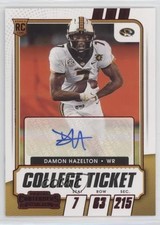 2021 Contenders Draft Picks College Game Ticket Red Damon Hazelton Jr Auto 0x5w