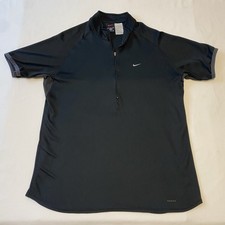 Vintage 90s Nike Shirt Cycling Mens Size XL Black Gym Athletic Shirt Made In USA