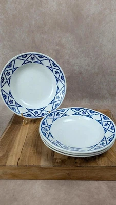 Lot de 4 assiettes creuses Kg Lunéville – Modèle Lucien terre de fer - Photo 1/4