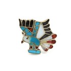 Southwest Sterling Turquoise Red Coral MOP Onyx Sz 4.75-8 Ring Lot of 5 #S5571-1 — photo 2