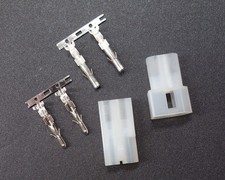 2 Pin Strobe Bulb Power Supply Connector Kit Receptacle For Whelen