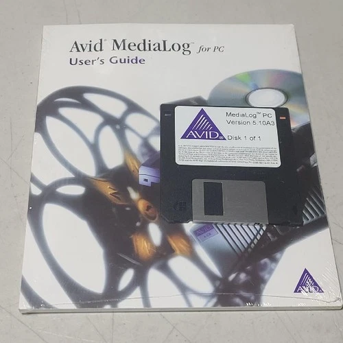 New Avid MediaLog Version 5.10A3 for PC Software Disk & User's Guide