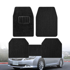 Replacement Carpet Floor Mats Front Rear For 2007-2011 Camry Hybrid Black