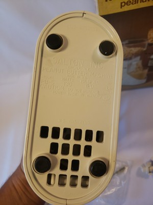 Salton PB-5 Peanut Butter Machine Maker -- Read Description | eBay
