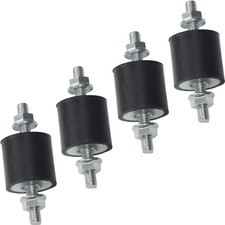 4Pcs 25 X 25Mm Rubber Mounts Rubber Vibration Isolator Mounts Shock Absorber wit