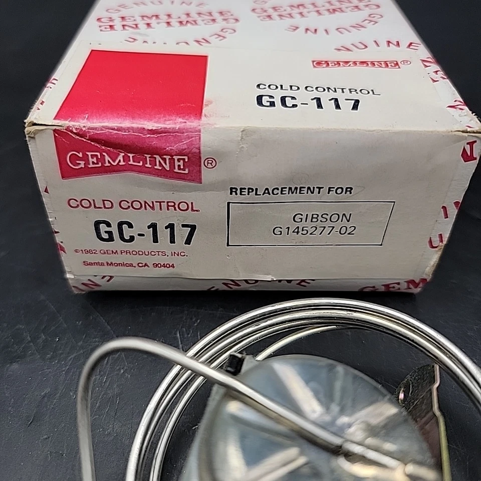 Gemline GC117 Robertshaw 3030-117 controle de frio regular Gibson G145277-01 - Imagem 3 de 4