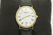 Vintage Raymond Weil Geneve watch ref 5524/1 18k gold plated