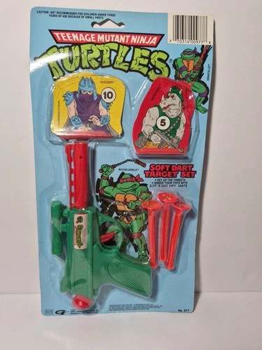New ListingVintage 1990 TEENAGE MUTANT NINJA TURTLES Soft Dart Target Set Sealed