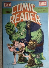 COMIC READER #210 fanzine (1983) Groo & Green Lantern covers