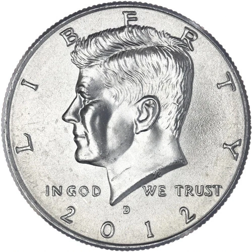 2012 D Kennedy Half Dollar Uncirculated from Mint Set