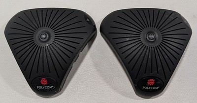 Lot Of 2 Polycom Viewstation External Microphone Pods Unit P/N 2201-08453-003