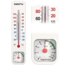 Outdoor/Indoor Thermometer Hygrometer Humidity Monitor Temperature Humidity Gaug