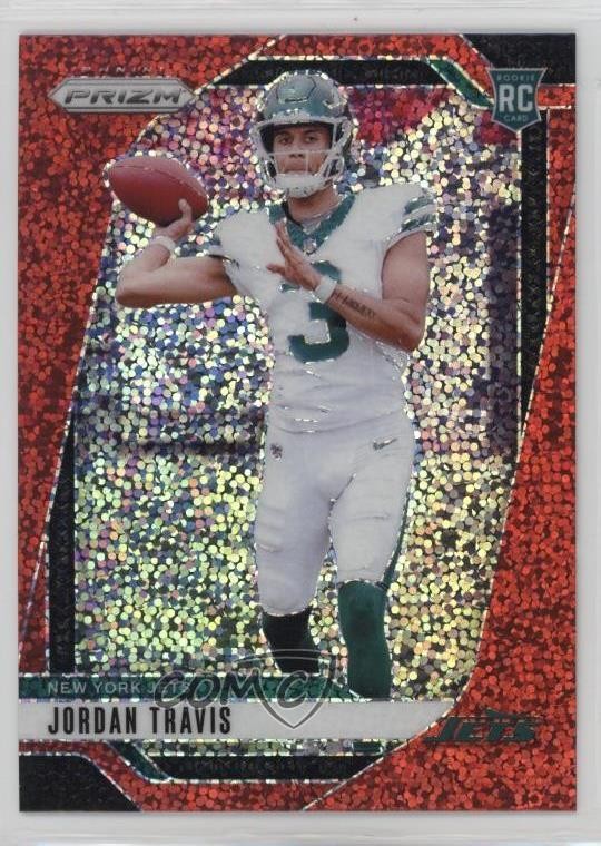 2024 Panini Prizm Rookies Red Sparkle Prizm Jordan Travis #359 Rookie RC 15sx