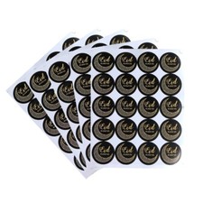 100pcs Stickers Eid Mubarak Party Favors Ramadan Mubarak Labels Gift Bag Sticker