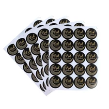 100PCS Stickers Eid Mubarak Party Favors Ramadan Mubarak Labels Gift Bag Sticker
