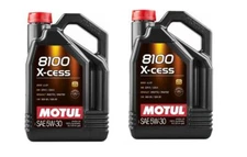 Motul 8100 Xcess 10 Liters 5W-30 4 Stroke 100% Synthetic Motor Oil 2 x 5L