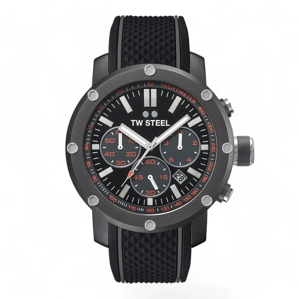 TW STEEL Grandeur Tech Cronógrafo 100m - 48mm - Titanio PVD - TS4 - NUEVO Foto 3 de 4