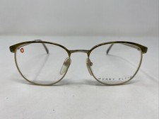 Perry Ellis Japan PE 12-2 49-17-130 Demi Brown/Gold Eyeglasses Frame ML21