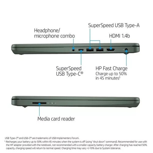 HP 14" i5 8GB 256G SSD Laptop Digi Camo NEW - Picture 4 of 4