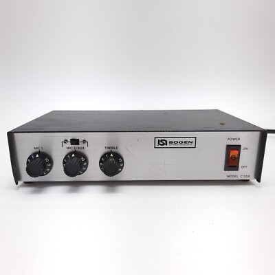 Bogen Classic C20B Amplifier LEAR SIEGLER Radio Broadcast Equipment UNTESTED