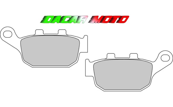 Paar Ferodo Hintere BremsbelÄGe Honda Z E 800 2013 2014 2015 2016-image