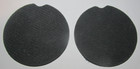 Set Of 2 Neoprene Car Coasters Car accessory Silver Shiney Dog Print Paw — photo 2