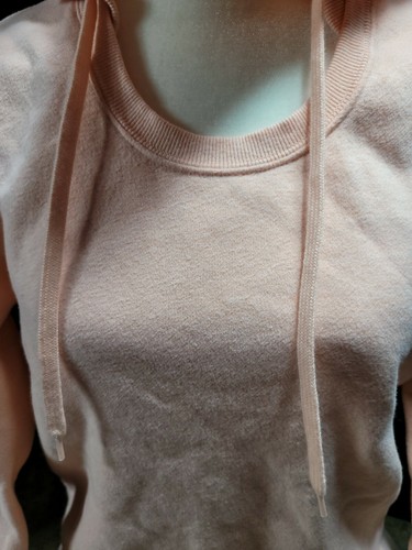 Tek Gear Womens Small Pullover Drawstring Hoodie W/ Pockets Peach Apricot Color - Picture 4 of 14