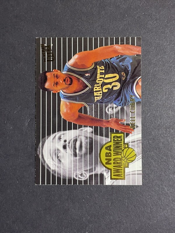 1994-95 Ultra Dell Curry Award Winner Insert Card #1 - Charlotte Hornets