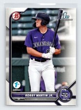 2022 Bowman - 1st Edition Robby Martin Jr. #BPPF-43 Colorado Rockies