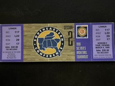 FULL TICKET 1999 MEN'S SEC CHAMPIONSHIP SESSION 2 AT THE GEORGIA DOME