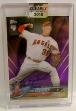 TROY SCRIBNER ROOKIE CARD RC /10 AUTO TOPPS CLEARLY AUTHENTIC 2018