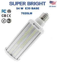 400 W Eqt LED Corn Light Bulb 54W 7020Lm 5000K E39 Large Base Super Bright