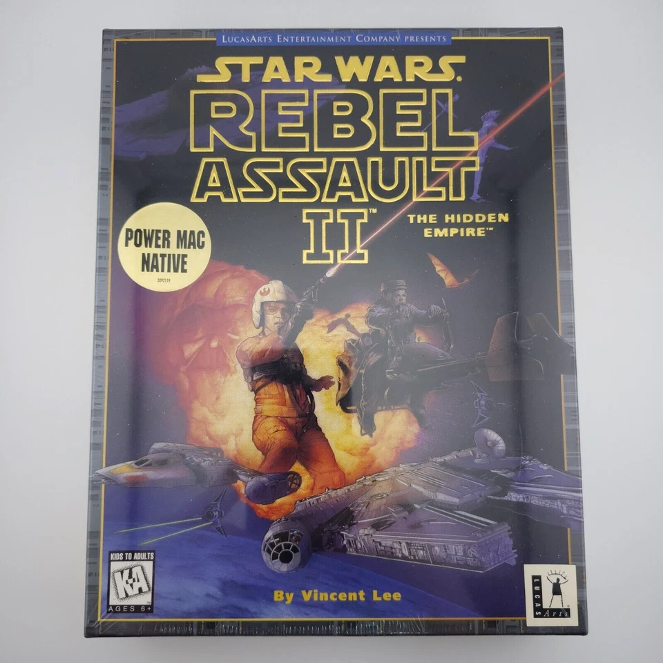 Star Wars: Rebel Assault II: The Hidden Empire, 1995, Big Box, New & Sealed - Image 2 of 4