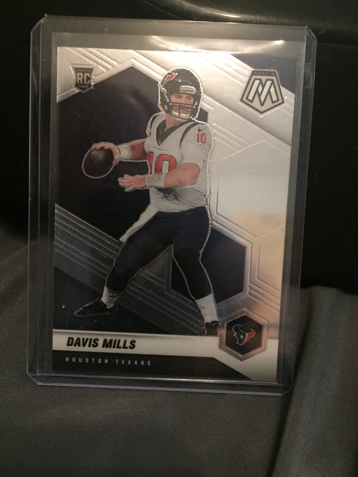 2021 Mosaic Rookie Base #322 Davis Mills RC WHC222