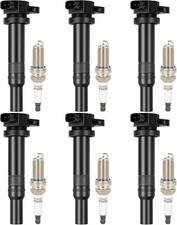 6pcs Ignition Coils+ 6pcs Iridium Spark Plug ...