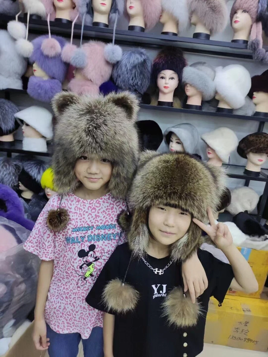 Toddler fur hat sale