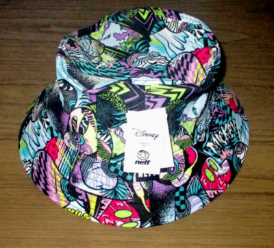 MENS NEFF DISNEY MICKEY MOUSE BUCKET HAT ONE SIZE
