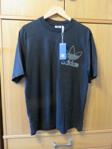 bias Kosciuszko intersection adidas Men's Outline Tee T-Shirt DV1563 - Black - Size L - NEW + Tags -  BARGAIN | eBay