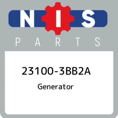 23100-3BB2A Nissan Generator 231003BB2A, New Genuine OEM Part | eBay