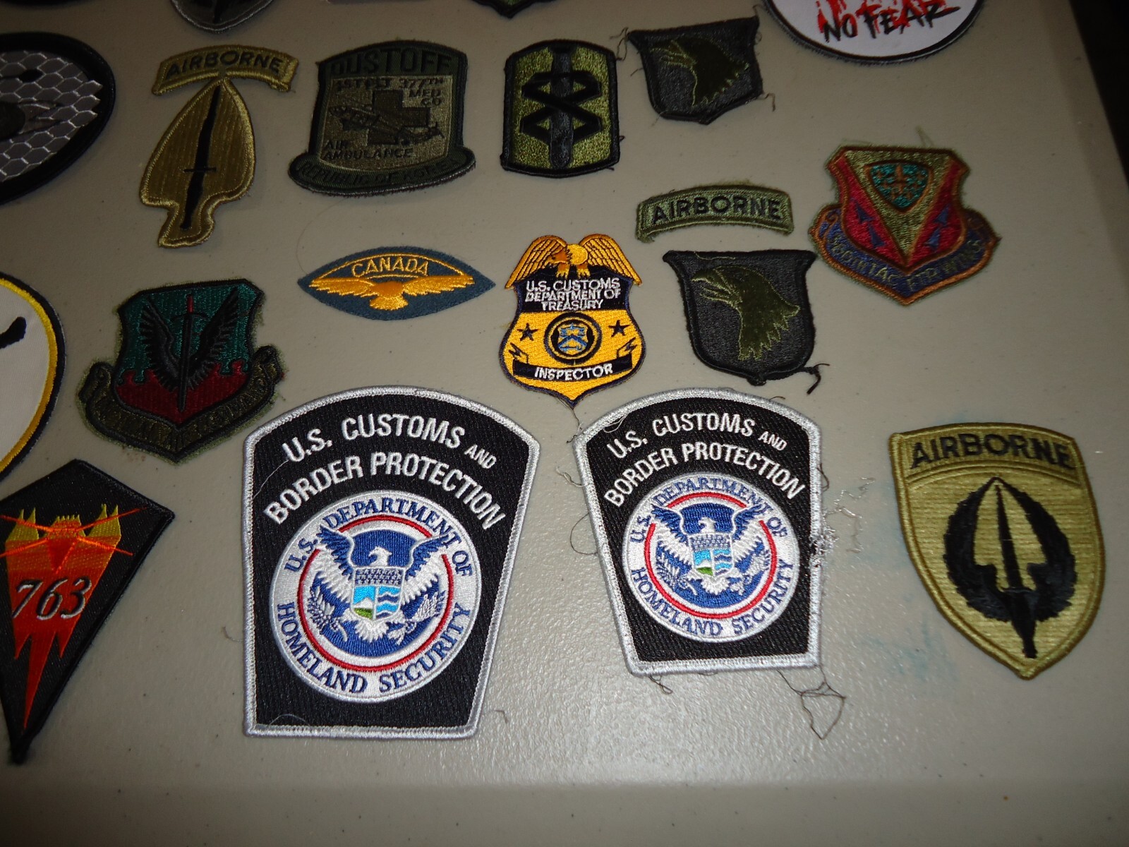 VINTAGE Large Lot of Assorted Military Patches eBay