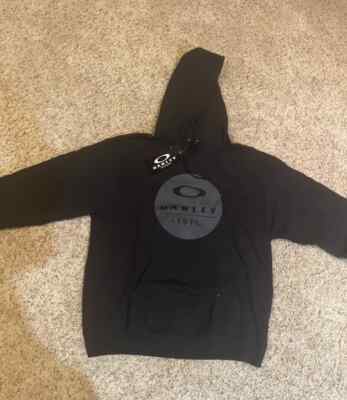 NWT 2018 Oakley 1975 Hooded Fleece Golf Jacket Blackout Large